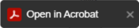 Open in Acrobat button